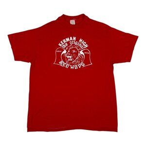 Vintage Kerman High School T-Shirt Size M/L Single Stitch 80s